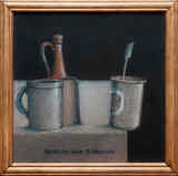  Still Life with Five Objects on a Dark Background