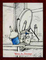  Still Life with Turquoise Mug and Window ('Work in Progress')